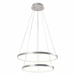 Luminaires Leuchten Direkt Éclairage Led|Suspension Leuchten Direkt CIRCLE LED Argenté, 1 lumière