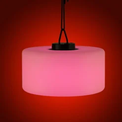 Suspension Leuchten Direkt HOLLY LED Noir, Blanc, 1 lumière, Changeur de couleurs