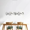 Luminaires Leuchten Direkt Éclairage Led|Suspension Leuchten-Direkt CURLS LED Noir, 4 lumières