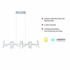Luminaires Leuchten Direkt Éclairage Led|Suspension Leuchten-Direkt CURLS LED Noir, 4 lumières