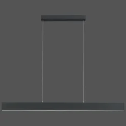 Suspension Leuchten-Direkt NILA LED Anthracite, 2 lumières, Télécommandes