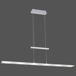 Luminaires Leuchten Direkt Suspensions|Suspension Leuchten-Direkt NELE LED Nickel mat, 6 lumières