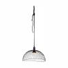 Suspension Leuchten-Direkt DAVID LED Noir, 1 lumière, Télécommandes, Changeur de couleurs