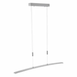 Luminaires Leuchten Direkt Éclairage Led|Suspension Leuchten-Direkt MARINA LED Acier brossé, 1 lumière