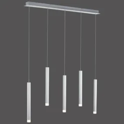 Luminaires Leuchten Direkt Éclairage Led|Suspension Leuchten-Direkt BRUNO LED Aluminium, 5 lumières
