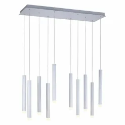 Luminaires Leuchten Direkt Éclairage Led|Suspension Leuchten-Direkt BRUNO LED Aluminium, 10 lumières
