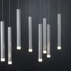 Luminaires Leuchten Direkt Éclairage Led|Suspension Leuchten-Direkt BRUNO LED Aluminium, 10 lumières