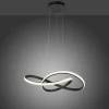 Luminaires Leuchten Direkt Éclairage Led|Suspension Leuchten-Direkt MARIA LED Noir, 1 lumière