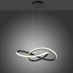 Luminaires Leuchten Direkt Éclairage Led|Suspension Leuchten-Direkt MARIA LED Noir, 1 lumière
