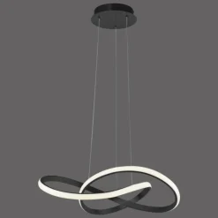 Luminaires Leuchten Direkt Éclairage Led|Suspension Leuchten-Direkt MARIA LED Noir, 1 lumière
