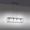 Luminaires Leuchten Direkt Suspensions|Suspension Leuchten-Direkt FABIO Noir, 4 lumières