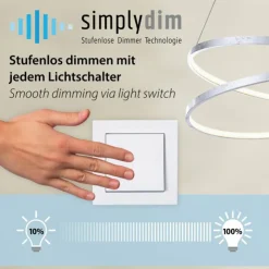 Luminaires Paul Neuhaus Éclairage Led|Suspension Leuchten-Direkt TITUS LED Laiton, 1 lumière