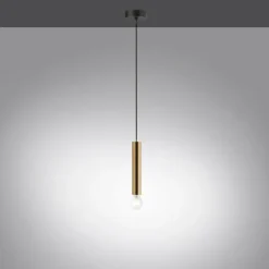 Luminaires Leuchten Direkt Suspensions|Suspension Leuchten-Direkt BRUNA Laiton, 1 lumière
