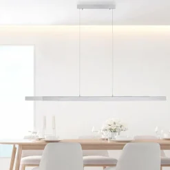Luminaires Leuchten Direkt Éclairage Led|Suspension Leuchten-Direkt LUZI LED Argenté, 3 lumières