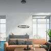 Luminaires Leuchten Direkt Éclairage Led|Suspension Leuchten-Direkt RITUS LED Anthracite, 1 lumière