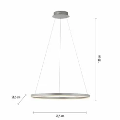 Luminaires Leuchten Direkt Suspensions|Suspension Leuchten-Direkt RITUS LED Aluminium, 1 lumière