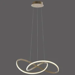 Luminaires Leuchten Direkt Éclairage Led|Suspension Leuchten-Direkt MARIA LED Laiton, 1 lumière