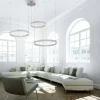 Luminaires Leuchten Direkt Éclairage Led|Suspension Leuchten-Direkt LILLUTI LED Argenté, 2 lumières, Télécommandes