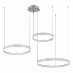 Luminaires Leuchten Direkt Éclairage Led|Suspension Leuchten-Direkt LILLUTI LED Argenté, 2 lumières, Télécommandes