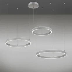 Luminaires Leuchten Direkt Éclairage Led|Suspension Leuchten-Direkt LILLUTI LED Argenté, 2 lumières, Télécommandes