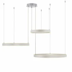 Luminaires Leuchten Direkt Éclairage Led|Suspension Leuchten-Direkt LILLUTI LED Argenté, 2 lumières, Télécommandes