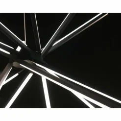 Luce Design Suspensions|Suspension Shanghai LED Noir, 8 lumières