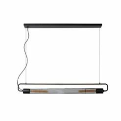 Luminaires Lucide Suspensions|Suspension Lucide CALIXT Noir, 2 lumières
