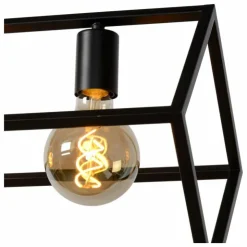 Luminaires Lucide Suspensions|Suspension Lucide FABIAN Noir, 4 lumières