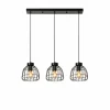 Luminaires Lucide Suspensions|Suspension Lucide FILOX Noir, 3 lumières