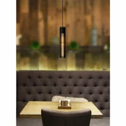Luminaires Lucide Suspensions|Suspension Lucide LIONEL Noir, 1 lumière