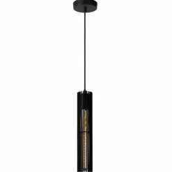 Luminaires Lucide Suspensions|Suspension Lucide LIONEL Noir, 1 lumière