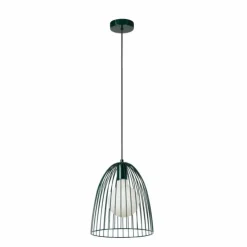 Luminaires Lucide Suspensions|Suspension Lucide MACARONS Vert, 1 lumière