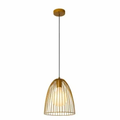 Luminaires Lucide Suspensions|Suspension Lucide MACARONS Jaune, 1 lumière