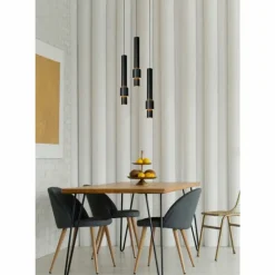 Luminaires Lucide Éclairage Led|Suspension Lucide MARGARY LED Noir, 3 lumières