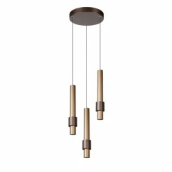 Luminaires Lucide Éclairage Led|Suspension Lucide MARGARY LED Moka, 3 lumières