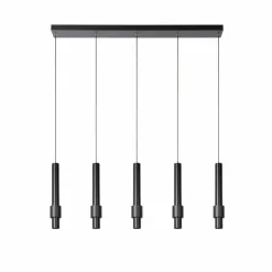 Luminaires Lucide Éclairage Led|Suspension Lucide MARGARY LED Noir, 5 lumières