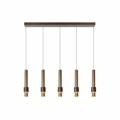 Luminaires Lucide Éclairage Led|Suspension Lucide MARGARY LED Moka, 5 lumières