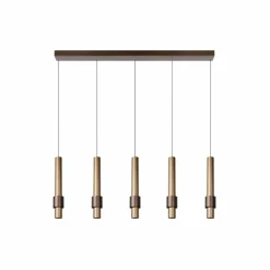Luminaires Lucide Éclairage Led|Suspension Lucide MARGARY LED Moka, 5 lumières