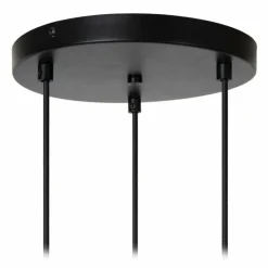Luminaires Lucide Suspensions|Suspension Lucide MIKAELA Noir, 3 lumières