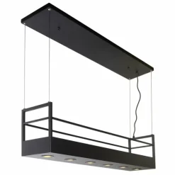 Luminaires Lucide Suspensions|Suspension Lucide MIRAVELLE Noir, 6 lumières