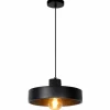 Luminaires Lucide Suspensions|Suspension Lucide OPHELIA Noir, 1 lumière