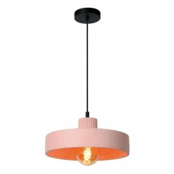 Luminaires Lucide Suspensions|Suspension Lucide OPHELIA Noir, 1 lumière