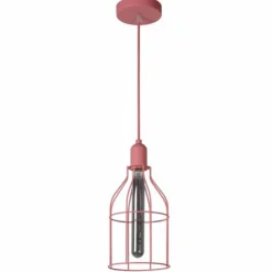 Luminaires Lucide Suspensions|Suspension Lucide POLA Rose, 1 lumière