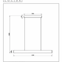 Luminaires Lucide Suspensions|Suspension Lucide RAYA LED Blanc, 1 lumière