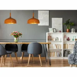 Luminaires Lucide Suspensions|Suspension Lucide ROZALLA Jaune, 1 lumière