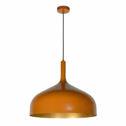 Luminaires Lucide Suspensions|Suspension Lucide ROZALLA Jaune, 1 lumière