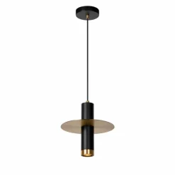 Luminaires Lucide Suspensions|Suspension Lucide SELIN Noir, 1 lumière