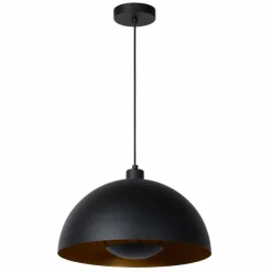 Luminaires Lucide Suspensions|Suspension Lucide SIEMON Noir, 1 lumière