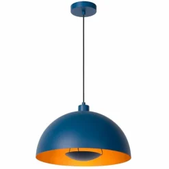 Luminaires Lucide Suspensions|Suspension Lucide SIEMON Bleu, 1 lumière