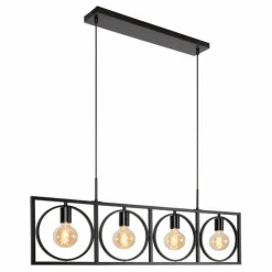 Luminaires Lucide Suspensions|Suspension Lucide SUUS Noir, 4 lumières